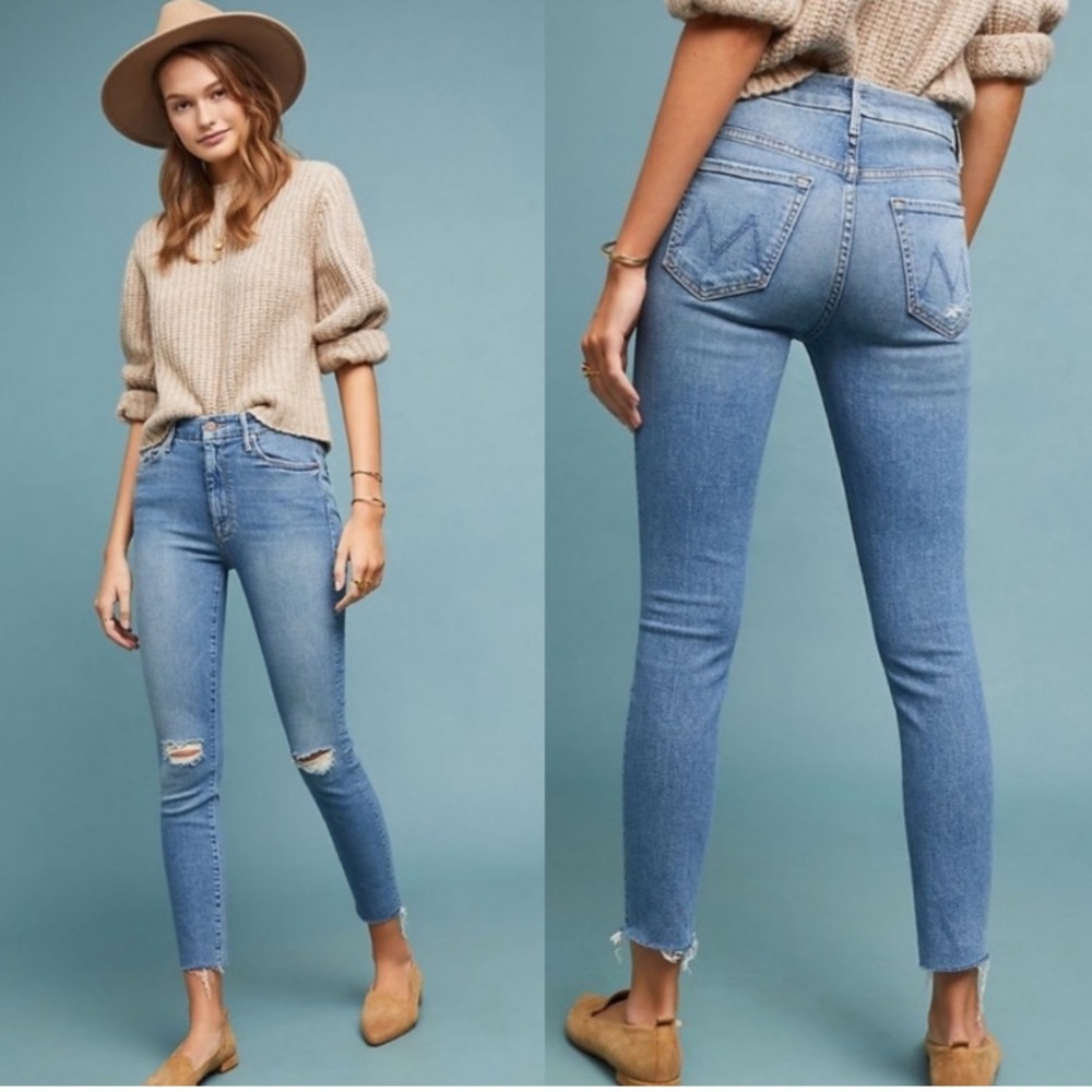 Mother Denim Sz28 the looker ankle fray (after all these years)